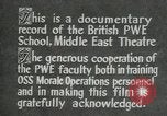 Immagine di British guerra politica Scuola Executive Il Cairo Egitto, 1944, secondo 48 filmato di repertorio 65675045519