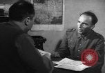 Image of army interrogator Italy, 1945, second 57 stock footage video 65675045526