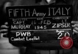 Image of propaganda leaflet bundles World War 2 Italy, 1945, second 5 stock footage video 65675045532