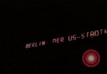 Image of electric news billboard Berlin Germany, 1961, second 1 stock footage video 65675045552