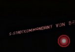 Image of electric news billboard Berlin Germany, 1961, second 4 stock footage video 65675045552