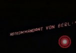 Image of electric news billboard Berlin Germany, 1961, second 5 stock footage video 65675045552