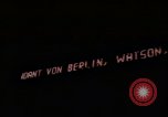 Image of electric news billboard Berlin Germany, 1961, second 8 stock footage video 65675045552