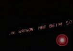 Image of electric news billboard Berlin Germany, 1961, second 12 stock footage video 65675045552
