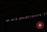 Image of electric news billboard Berlin Germany, 1961, second 16 stock footage video 65675045552