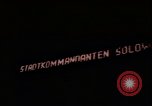 Image of electric news billboard Berlin Germany, 1961, second 23 stock footage video 65675045552