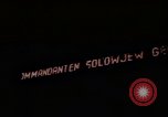Image of electric news billboard Berlin Germany, 1961, second 25 stock footage video 65675045552
