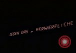 Image of electric news billboard Berlin Germany, 1961, second 32 stock footage video 65675045552