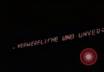 Image of electric news billboard Berlin Germany, 1961, second 35 stock footage video 65675045552