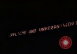 Image of electric news billboard Berlin Germany, 1961, second 37 stock footage video 65675045552