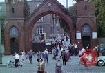 Image of German civilians at  Beamtentor Gate in Berlin Berlin Germany, 1961, second 39 stock footage video 65675045556