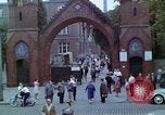 Image of German civilians at  Beamtentor Gate in Berlin Berlin Germany, 1961, second 44 stock footage video 65675045556