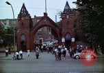 Image of German civilians at  Beamtentor Gate in Berlin Berlin Germany, 1961, second 57 stock footage video 65675045556