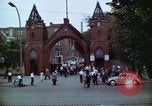 Image of German civilians at  Beamtentor Gate in Berlin Berlin Germany, 1961, second 58 stock footage video 65675045556