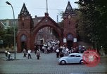 Image of German civilians at  Beamtentor Gate in Berlin Berlin Germany, 1961, second 60 stock footage video 65675045556