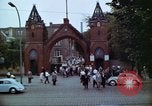 Image of German civilians at  Beamtentor Gate in Berlin Berlin Germany, 1961, second 61 stock footage video 65675045556