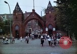Image of German civilians at  Beamtentor Gate in Berlin Berlin Germany, 1961, second 62 stock footage video 65675045556