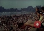 Image of Wannsee Beach Berlin Germany, 1961, second 41 stock footage video 65675045562
