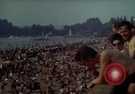 Image of Wannsee Beach Berlin Germany, 1961, second 47 stock footage video 65675045562