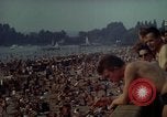 Image of Wannsee Beach Berlin Germany, 1961, second 48 stock footage video 65675045562
