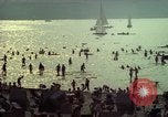 Image of Wannsee Beach Berlin Germany, 1961, second 56 stock footage video 65675045562