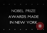 Image Prix Nobel New York United States USA, 1944, de la seconde 1 séquences d'archives historiques vidéo 65675045601