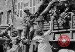 Image of American soldiers welcomed in France Belgium, 1944, second 47 stock footage video 65675045609