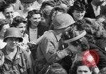 Image of American soldiers welcomed in France Belgium, 1944, second 53 stock footage video 65675045609