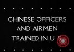 Standbild chinesischen Kadetten United States USA, 1945, aus Sekunde 3 historischem Filmmaterial Videoclip 65675045612