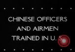 Standbild chinesischen Kadetten United States USA, 1945, aus Sekunde 4 historischem Filmmaterial Videoclip 65675045612