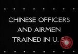 Standbild chinesischen Kadetten United States USA, 1945, aus Sekunde 5 historischem Filmmaterial Videoclip 65675045612