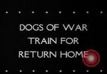 Standbild Armee Hunde United States USA, 1945, aus Sekunde 3 historischem Filmmaterial Videoclip 65675045614