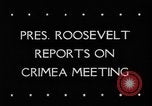 Image of President Franklin Roosevelt Washington DC USA, 1945, second 3 stock footage video 65675045620