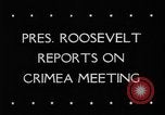 Image of President Franklin Roosevelt Washington DC USA, 1945, second 5 stock footage video 65675045620
