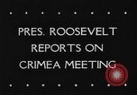 Image of President Franklin Roosevelt Washington DC USA, 1945, second 6 stock footage video 65675045620
