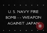 Standbild fire Bombe United States USA, 1944, aus Sekunde 6 historischem Filmmaterial Videoclip 65675045622