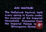 Image of Aoi Matsuri Kyoto Japan, 1937, second 9 stock footage video 65675045638