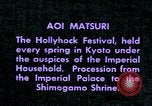 Image of Aoi Matsuri Kyoto Japan, 1937, second 15 stock footage video 65675045638