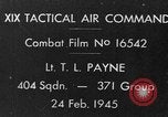 Image of U.S. P-47 strafes roads and fields World War 2 European Theater, 1945, second 3 stock footage video 65675045652