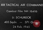 Image of US P-47 strafes train World War II European Theater, 1945, second 1 stock footage video 65675045653