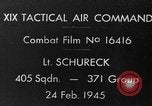 Image of US P-47 strafes train World War II European Theater, 1945, second 3 stock footage video 65675045653