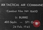 Image of P-47 strafing roads European Theater, 1945, second 1 stock footage video 65675045654