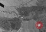 Image of P-47 gun camera footage World War 2 strafing European Theater, 1945, second 7 stock footage video 65675045655