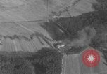 Image of P-47 gun camera footage World War 2 strafing European Theater, 1945, second 9 stock footage video 65675045655