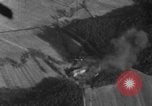 Image of P-47 gun camera footage World War 2 strafing European Theater, 1945, second 13 stock footage video 65675045655