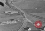 Image of P-47 gun camera footage World War 2 strafing European Theater, 1945, second 33 stock footage video 65675045655