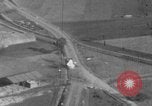 Image of P-47 gun camera footage World War 2 strafing European Theater, 1945, second 36 stock footage video 65675045655
