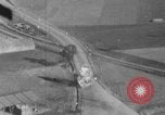 Image of P-47 gun camera footage World War 2 strafing European Theater, 1945, second 37 stock footage video 65675045655