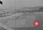 Image of P-47 gun camera footage World War 2 strafing European Theater, 1945, second 38 stock footage video 65675045655