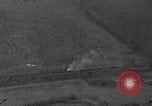 Image of P-47 gun camera footage strafing train World War 2 European Theater, 1945, second 7 stock footage video 65675045656